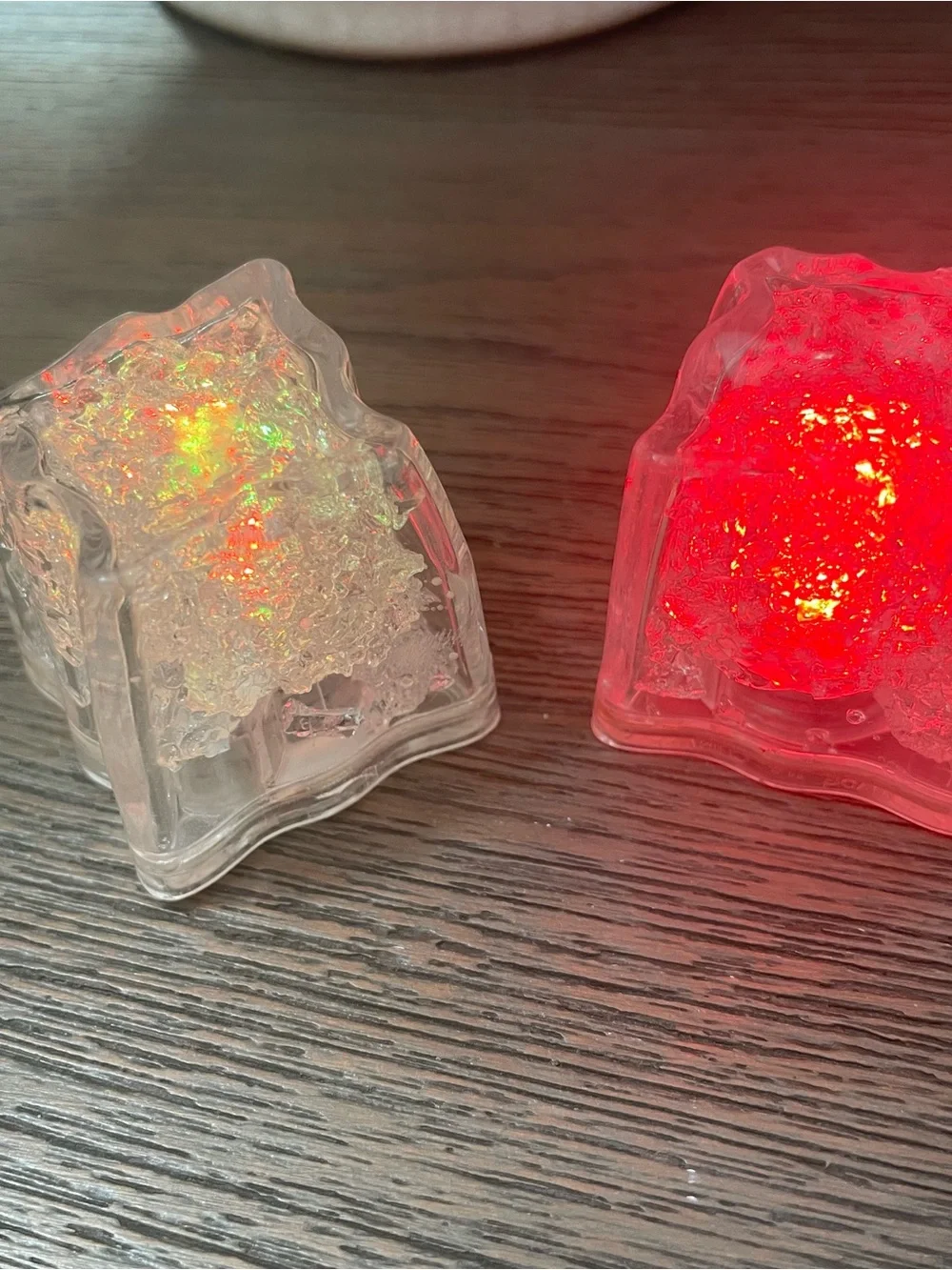 Ice Cube Lights for Drinks (Set of 2 cubes/lights)